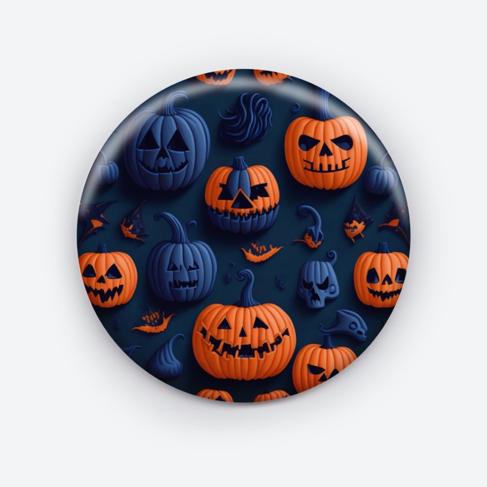 Creepy Creations: Spooky Halloween Pin Buttons