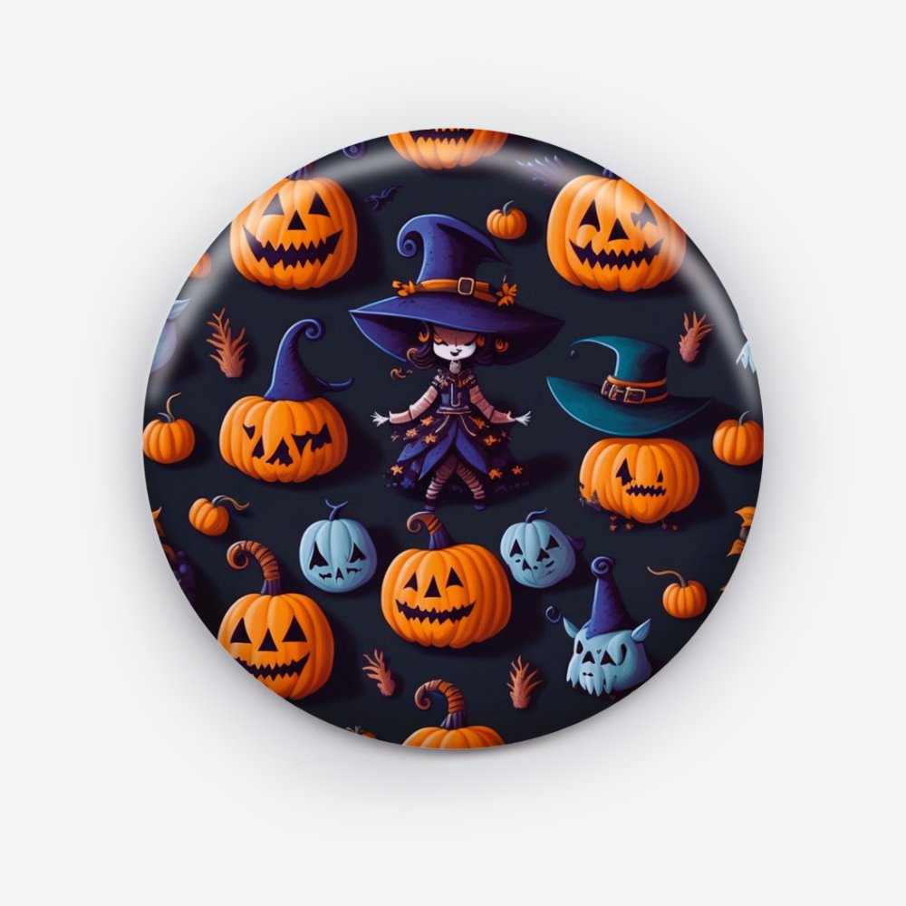 Dark Delights Halloween Pin Button: Spooky and Stylish Accessory