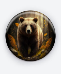 Grizzly Greatness Pin Button