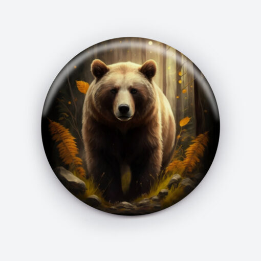 Grizzly Greatness Pin Button