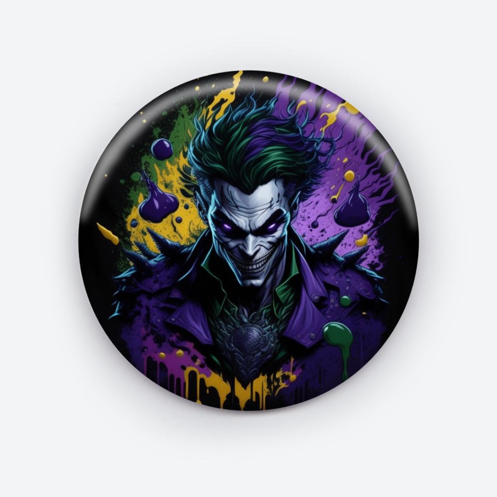 Joker Halloween Figure Pin - Iconic Villain, Distinctive Accessory