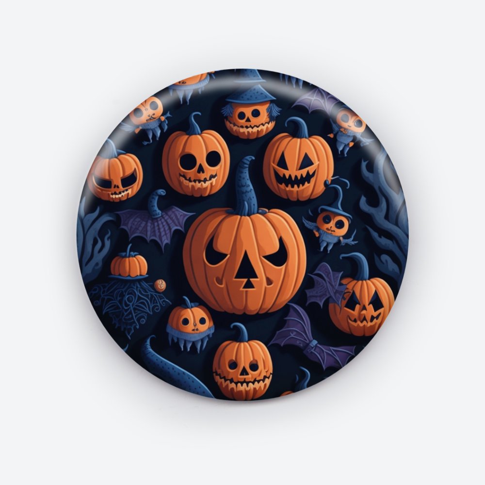 Spine Chilling Scenes: Horror-Inspired Halloween Pin Button