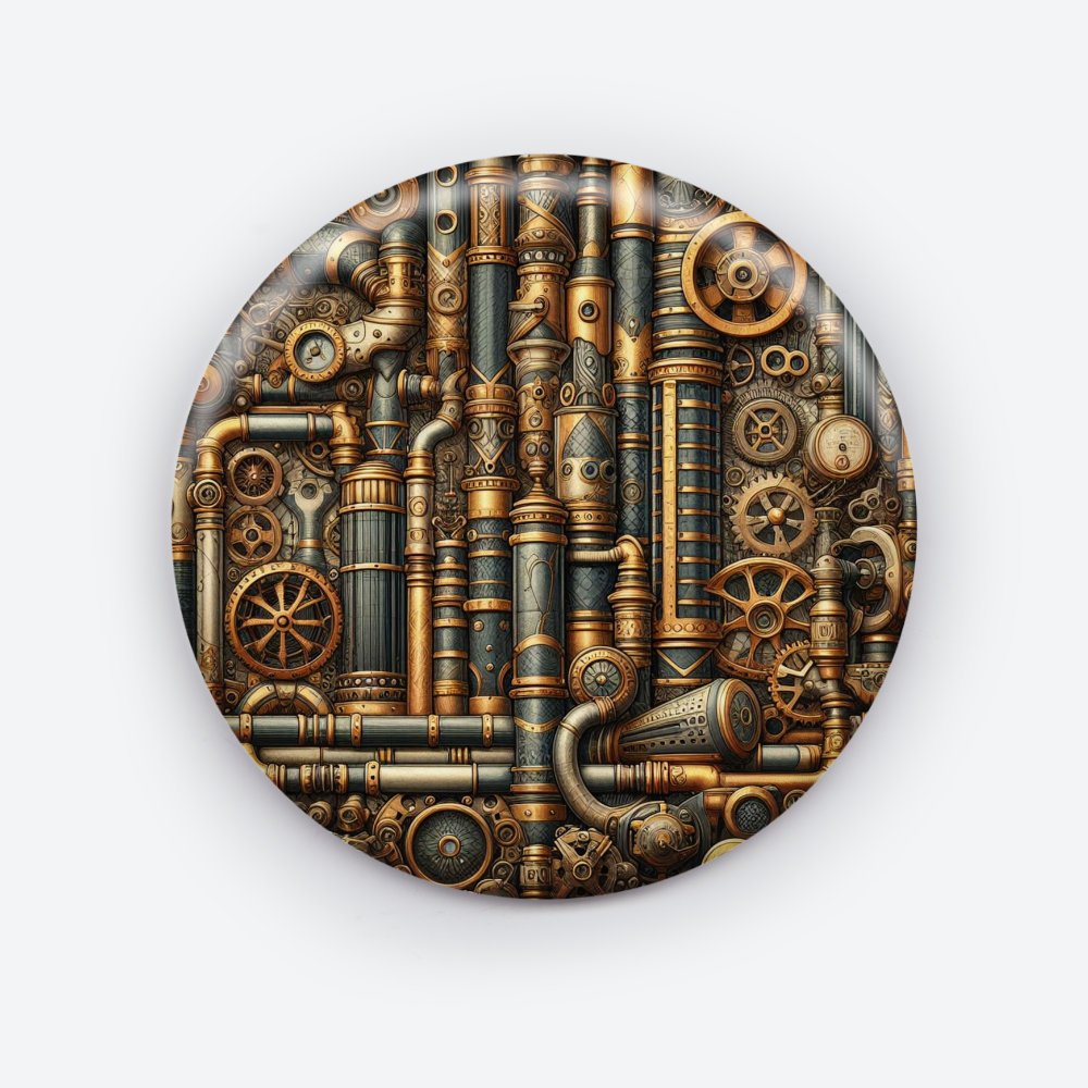 Steam Sirens Cogs of the Steam Sirens Pin - Steampunk Steampunk Steampunk