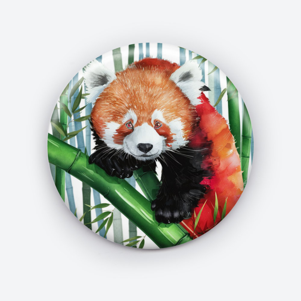 Bamboo Buddies Panda Pin Button | Cute and Eco-Friendly Design