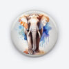 Elephant Power Pin Button | Bold and Inspiring Elephant Design