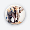 Elephant Spirit Pin Button | Majestic and Spiritual Design