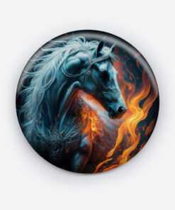 Equine Dreams Pin Button | Horse Lover's Unique Accessory