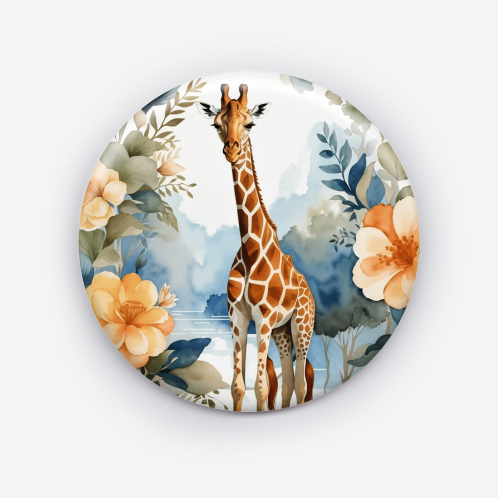 Gentle Giant Gentle Giant Giraffe Pin Button | Charming Animal Design