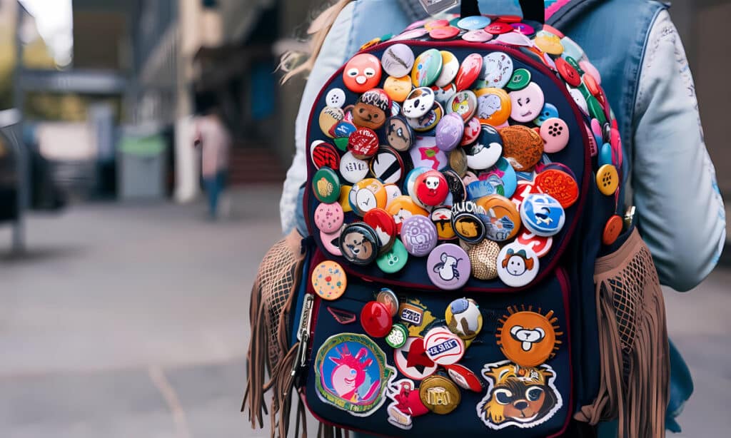how to create custom pin buttons for event