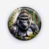 Mighty Mountain Gorilla Mighty Mountain Gorilla Pin Button | Bold Wildlife Accessory
