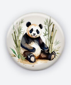 Panda Paradise Pin Button | Cute and Playful Panda Design