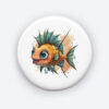 Reel Cool Fish Pin Button | Fun Fishing-Themed Accessory