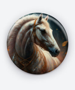 Stable Style Pin Button | Equestrian-Inspired Accessory