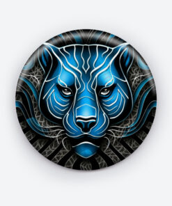 Stealthy Panther Pride Pin Button | Fierce and Bold Design