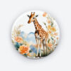 Tall and Majestic Giraffe Pin Button | Unique Animal-Inspired Accessory