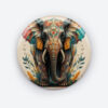 Trunk Tales Elephant Pin Button | Whimsical Elephant Design