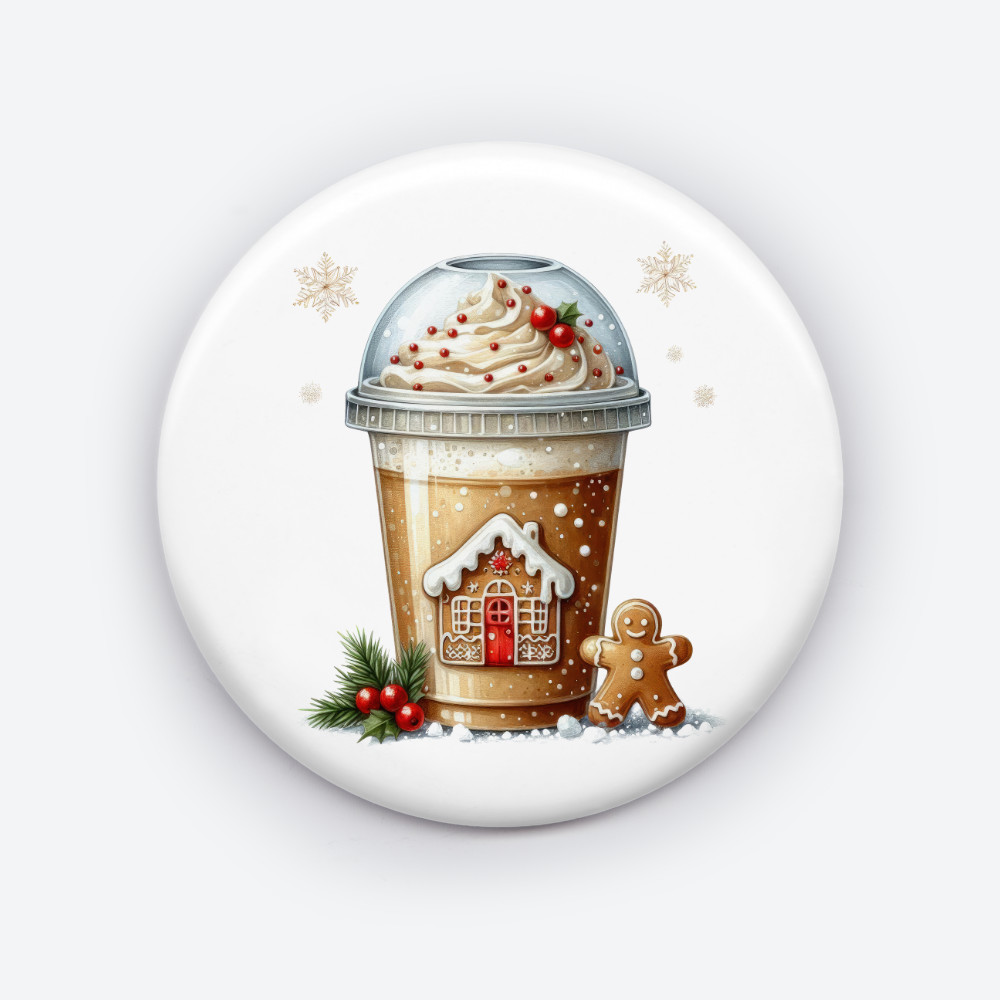 2024 Christmas Coffee Pin - A Festive Holiday Accessory