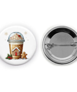 2024 Christmas Coffee Pin 18c