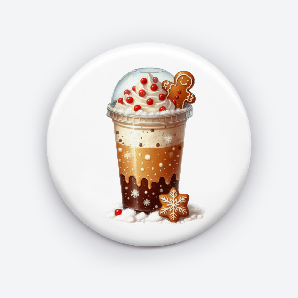 Frosty Morning Coffee Pin | Perfect for Coffee Lovers