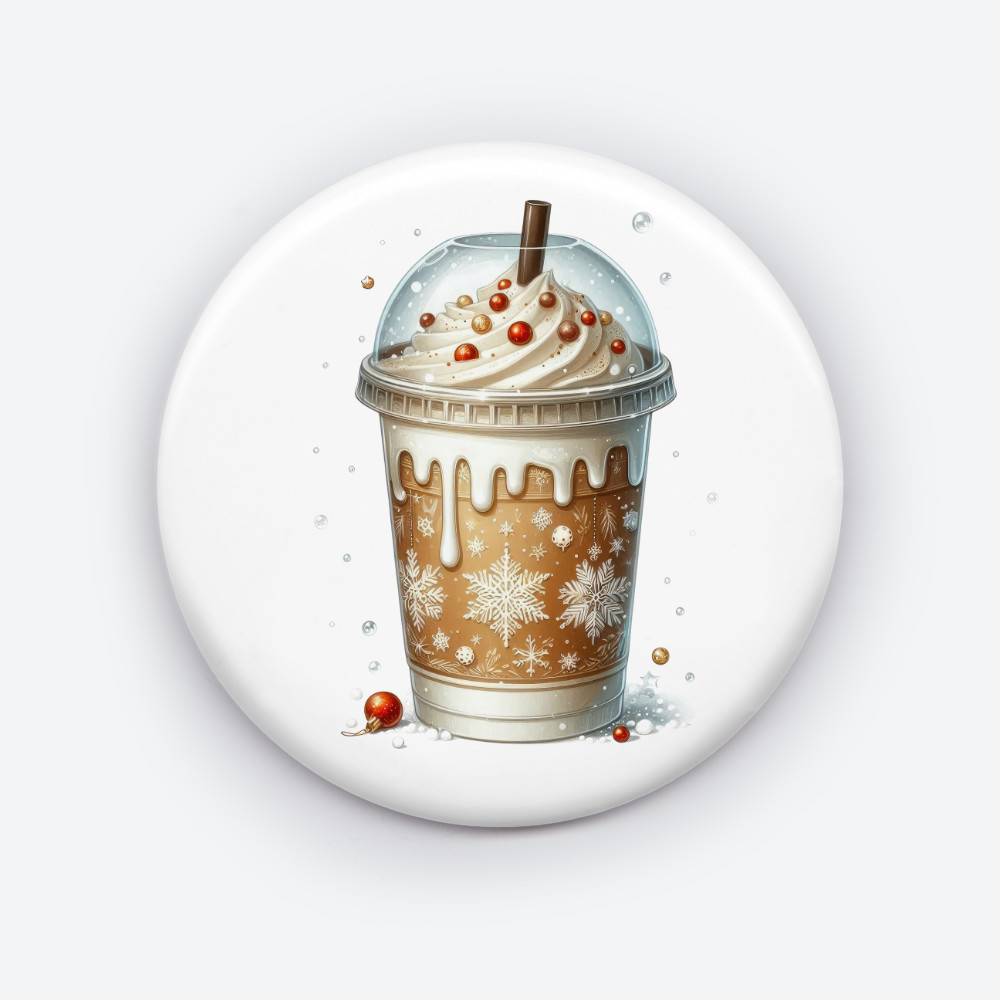 Ornament Espresso Pin | Holiday Coffee Pin