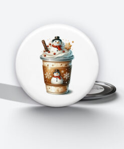 Snowman Round Up Brew Pin 8d