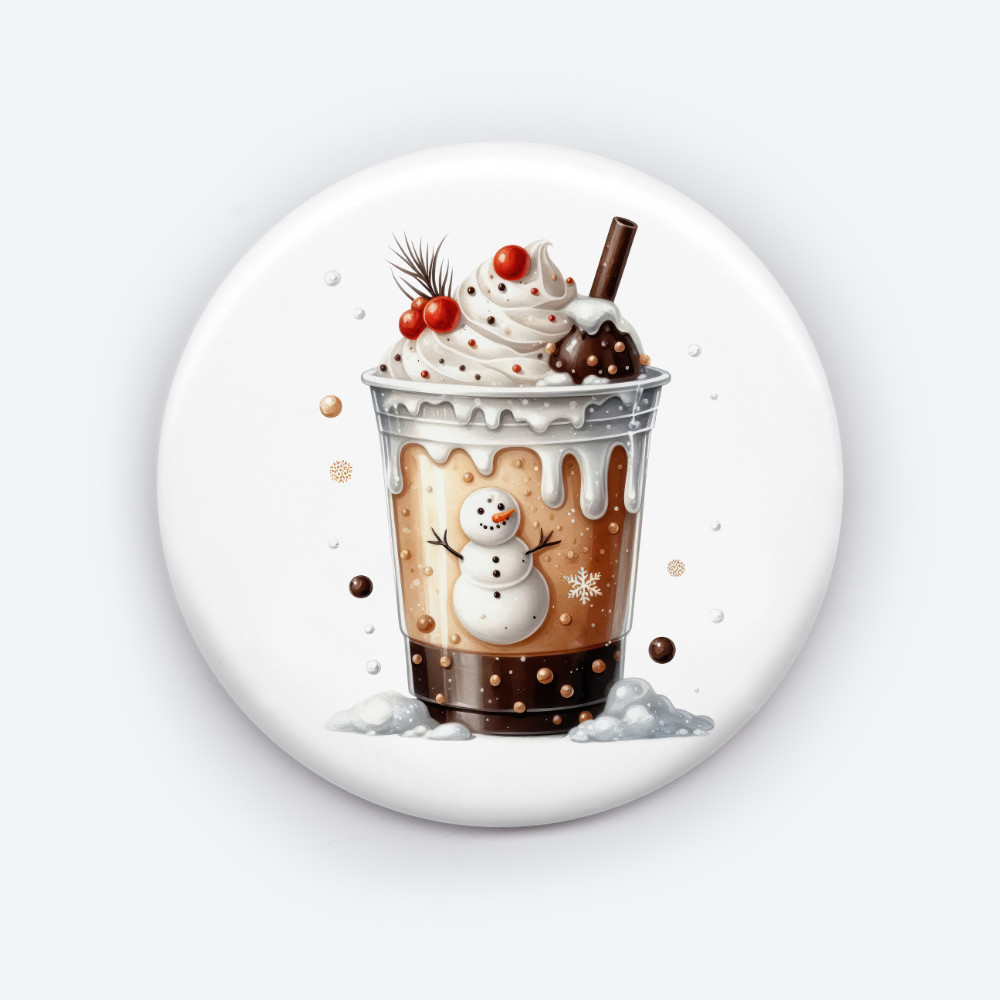 Winter Wonderland Pin | A Coffee Lover's Winter Pin